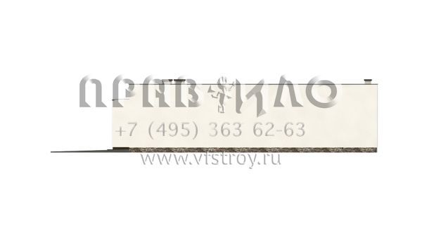 Проект современного одноэтажного коттеджа с встроенным гаражом S3-162-1 (Zx160)