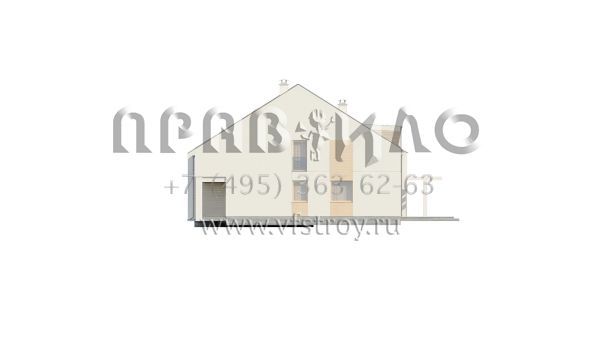 Проект дома на две семьи  S3-198-3 (ZB13)