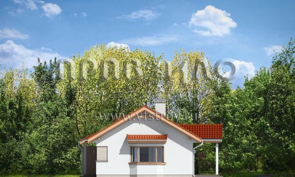 Проект компактного одноэтажного коттеджа S8-108-1 (Жемчужина 2)