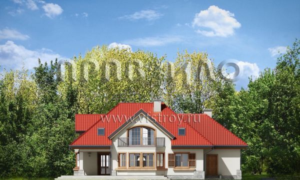 Проект коттеджа с большой террасой S8-315 (Майя 4)