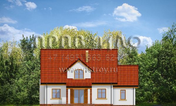 Проект дома с гаражом S8-257 (Любимчик)