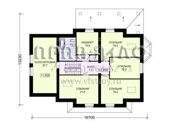 Загородный дом с цокольным этажом S7-371 (3-21)