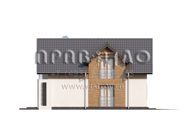 Проект частного дома для небольшой семьи S3-172 (Z197)