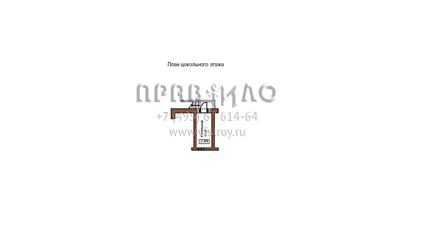 Проект одноэтажного дома из камня c мансардой I-169-1K