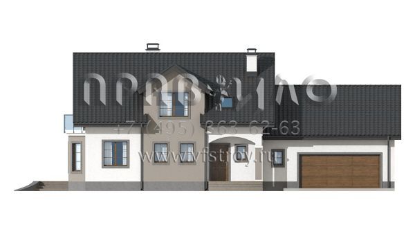 Проект красивого коттеджа с большим гаражом S3-259-1 (Z28 L GP2)