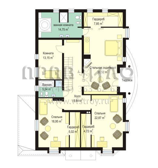 Проект классического коттеджа S8-359 (Амбассадор)