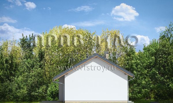 Проект стильного одноэтажного коттеджа S8-109 (Бонифаций)