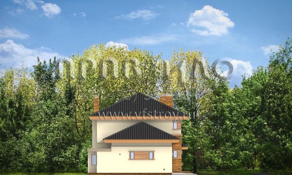 Проект оригинального коттеджа S8-332 (Верона)