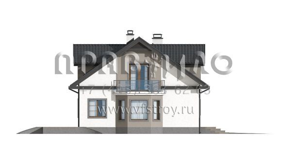 Проект красивого коттеджа с большим гаражом S3-259-1 (Z28 L GP2)