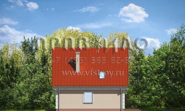 Проект загородного дома с мансардой S8-146 (Малгося)