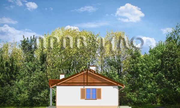 Проект коттеджа из поризованной керамики S8-110-3 (Солнечный)