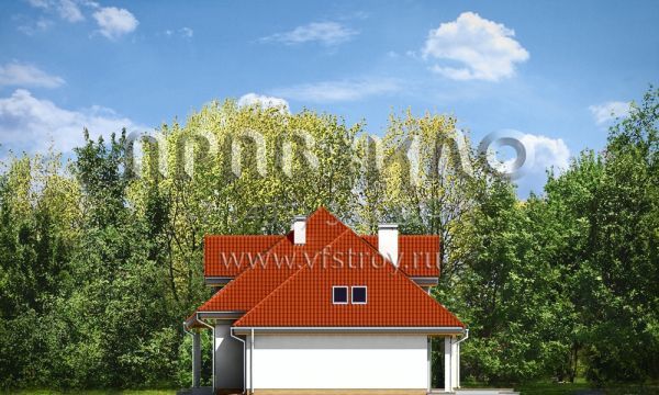 Проект дома с жилой мансардой S8-234 (Лука)