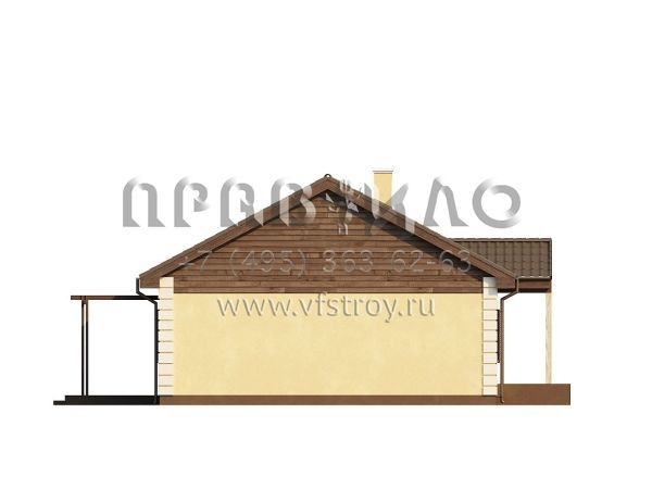 Проект четырехкомнатного дома S3-99 (Z8)