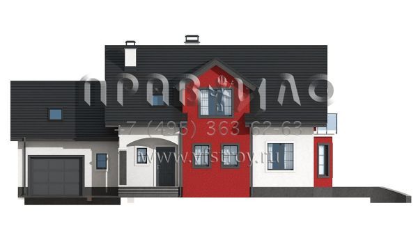 Проект красивого современного коттеджа S3-233-1 (Z28 GL)