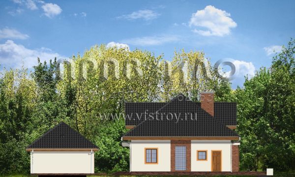 Проект коттеджа без гаража S8-231-3 (Филипп)