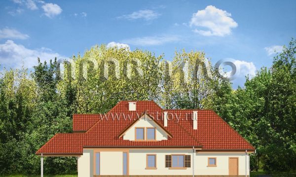 Проект коттеджа с красивым дизайном S8-367 (Йоанна)