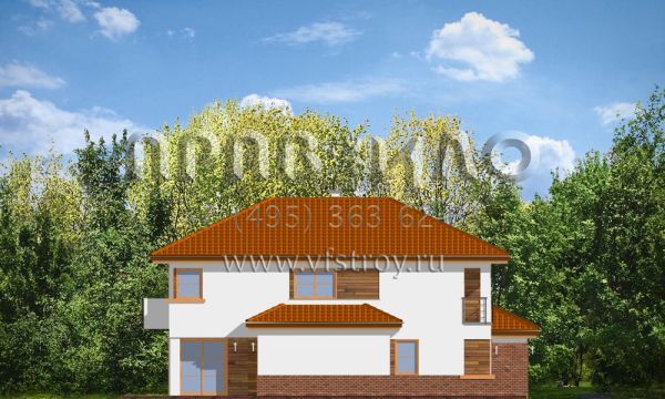 Проект коттеджа на две семьи S8-255 (Кассиопея 2)