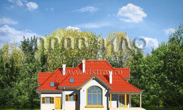 Проект дома с люкарнами S8-261-1 (Рубин 2)