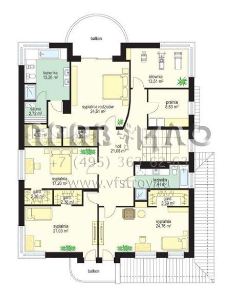 Проект коттеджа в стиле современного модерна S8-451-1 (Габриэль 2)