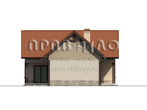 Проект Т-образного загородного дома S3-143-1 (Z37)