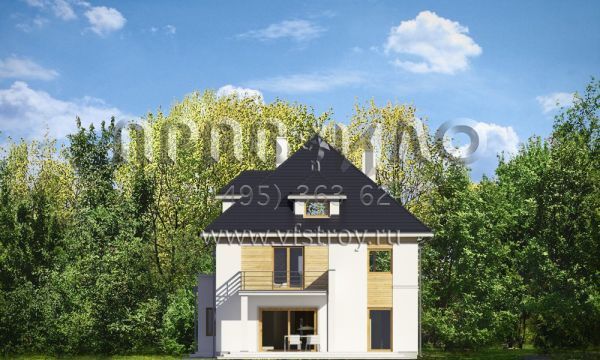 Проект двухэтажного коттеджа с чердаком S8-331 (Агат 2)