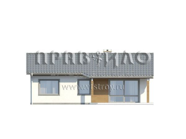 Проект компактного одноэтажного дома S3-82 (Z7)