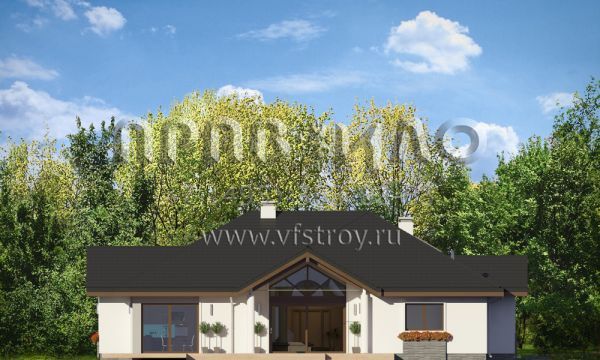 Проект дома для просторного участка S8-301-1 (Раскидистый 2)