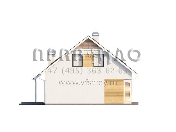 Проект комфортабельного загородного дома  S3-189 (Z124)