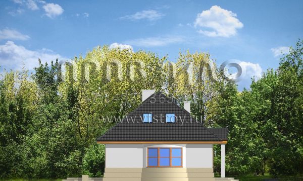 Проект классического загородного коттеджа S8-137-1 (Гаргамель)