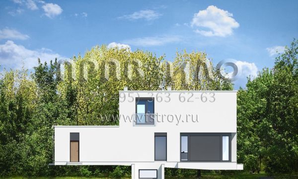 Проект дома с плоской кровлей S8-402 (Солнечная Вилла)