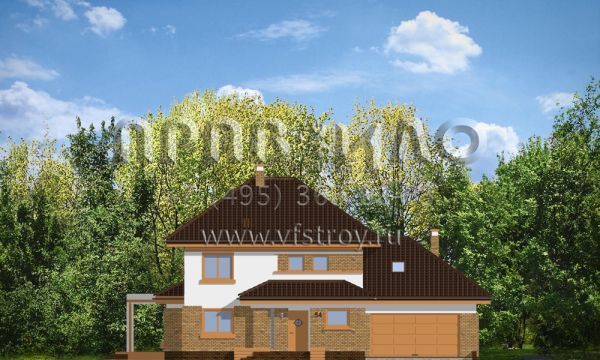 Проект дома из силикатных блоков S8-361-1 (Сладкий)