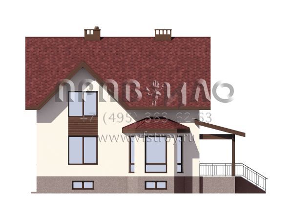 Проект загородного дома с подвалом S7-302 (3-52c.Р)