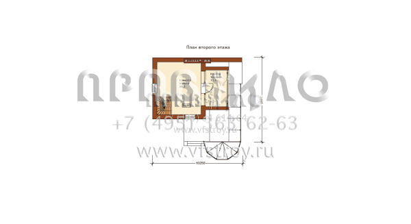 Дом из камня по проекту H-126-1K