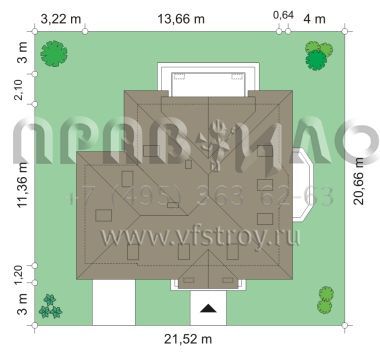 Проект дома с удобной планировкой S8-229-1 (Шалость 2)