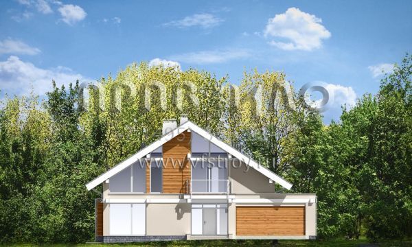 Проект светлого загородного дома S8-311 (Открытый)