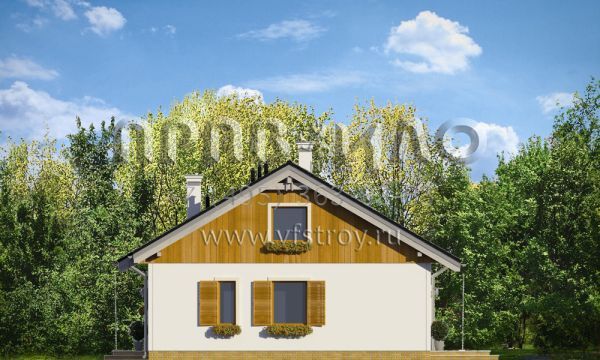 Проект энергоэффективного загородного дома S8-125 (София 3)