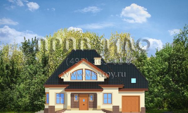 Проект коттеджа для большой семьи S8-224 (Дом на Медаль 2)