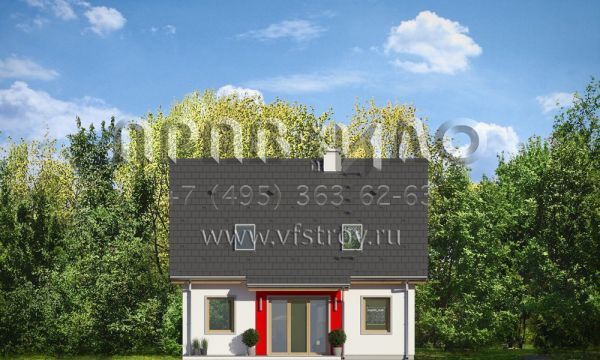 Проект яркого загородного дома S8-119 (Приключение)