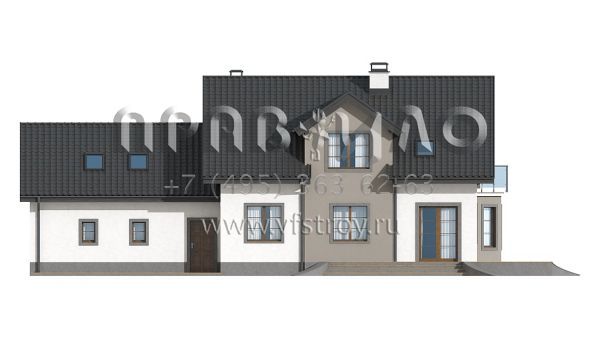 Проект красивого коттеджа с большим гаражом S3-259-1 (Z28 L GP2)