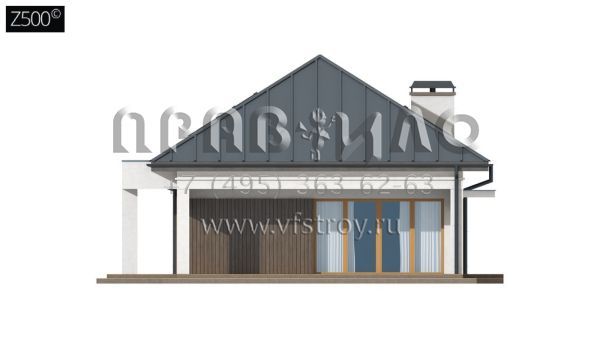 Проект с современным оформлением фасадов S3-207 (Z85 C)