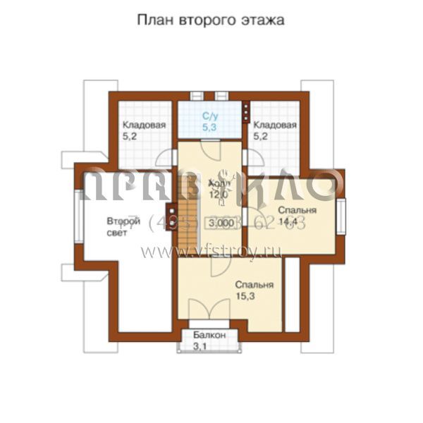 Проект коттеджа для круглогодичного проживания семьи S6-178(I-178-1P)