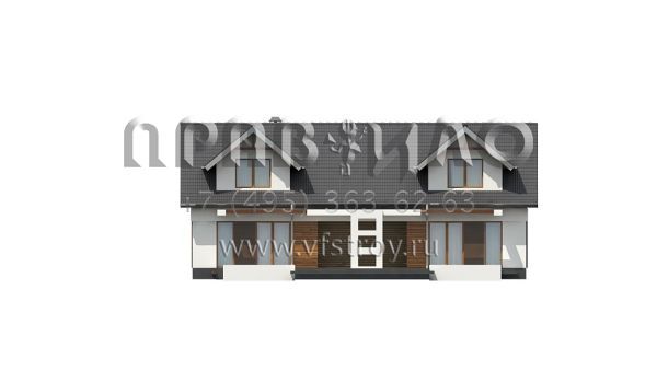 Проект частного дома для двух семей  S3-233 (Z247)