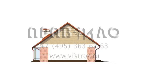 Проект дома с остекленной террасой S3-167-4 (Z98 wp gp2)