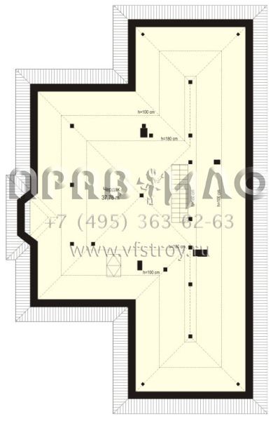 Проект дома для узкого участка S8-226 (Наталья 4)