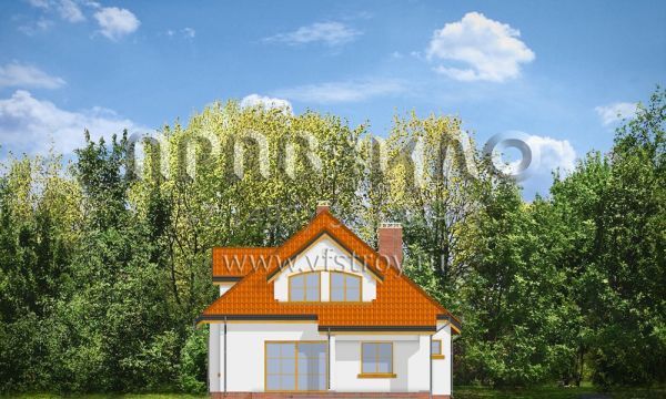 Проект керамоблочного дома со сложной кровлей S8-216-4 (Сюзанна)