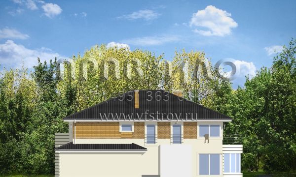 Проект коттеджа в стиле современного модерна S8-451-1 (Габриэль 2)