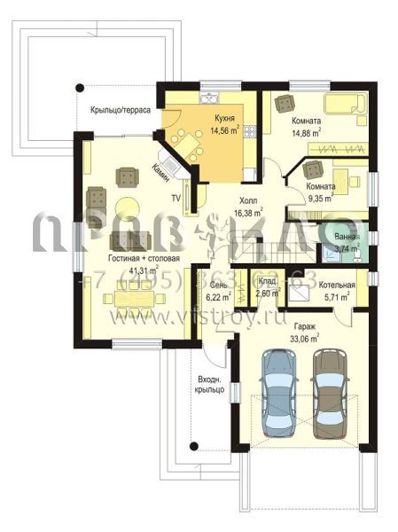 Проект дома для проблемного участка S8-282 (Наталья 2)