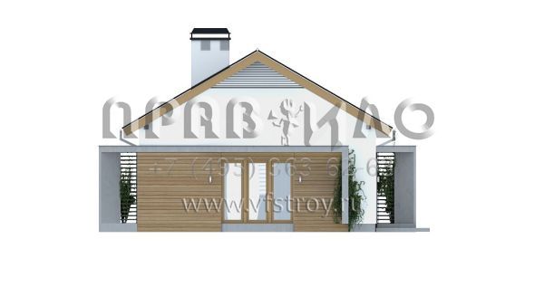 Проект компактного домика  S3-80-1 (Z255)