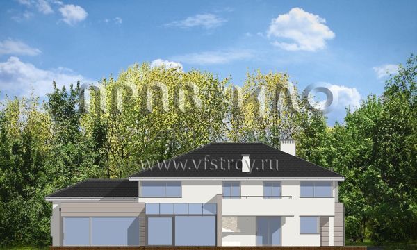 Проект престижного загородного дома S8-581 (Престижный)