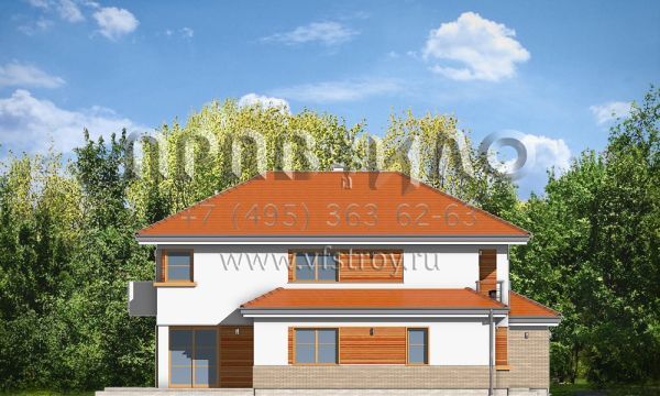 Проект загородного коттеджа с двумя входами S8-277 (Кассиопея 3)